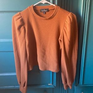 Lulu’s Cropped Puff Sleeve Top